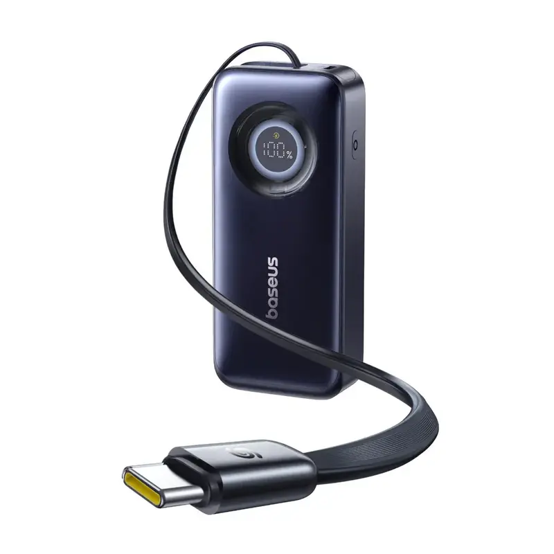 Acumulator Extern Baseus EnerCore CR11 E0027H00 | 20000mAh, 67W, USB-C Integrat, Negru
