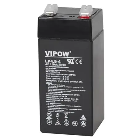 Acumulator Gel Plumb Vipow BAT0271 | 4V, 4.9Ah