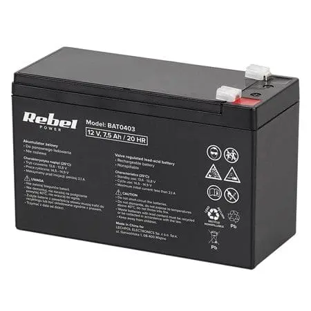 Acumulator Rebel BAT0403 | 2.45kg, 12V