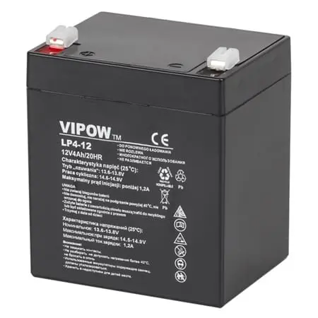 Acumulator Stationar Vipow BAT0210 | AGM VRLA, 12V, 4Ah