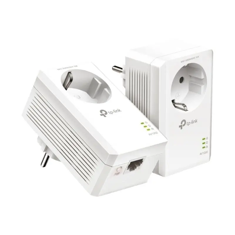 Adaptor Powerline TP-Link TL-PA7017P | AV1000, 2x Gigabit, Passthrough
