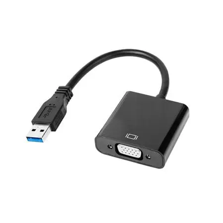 Adaptor USB Quer KOM0984 | USB 3.0 la VGA, 800x600, Plug & Play