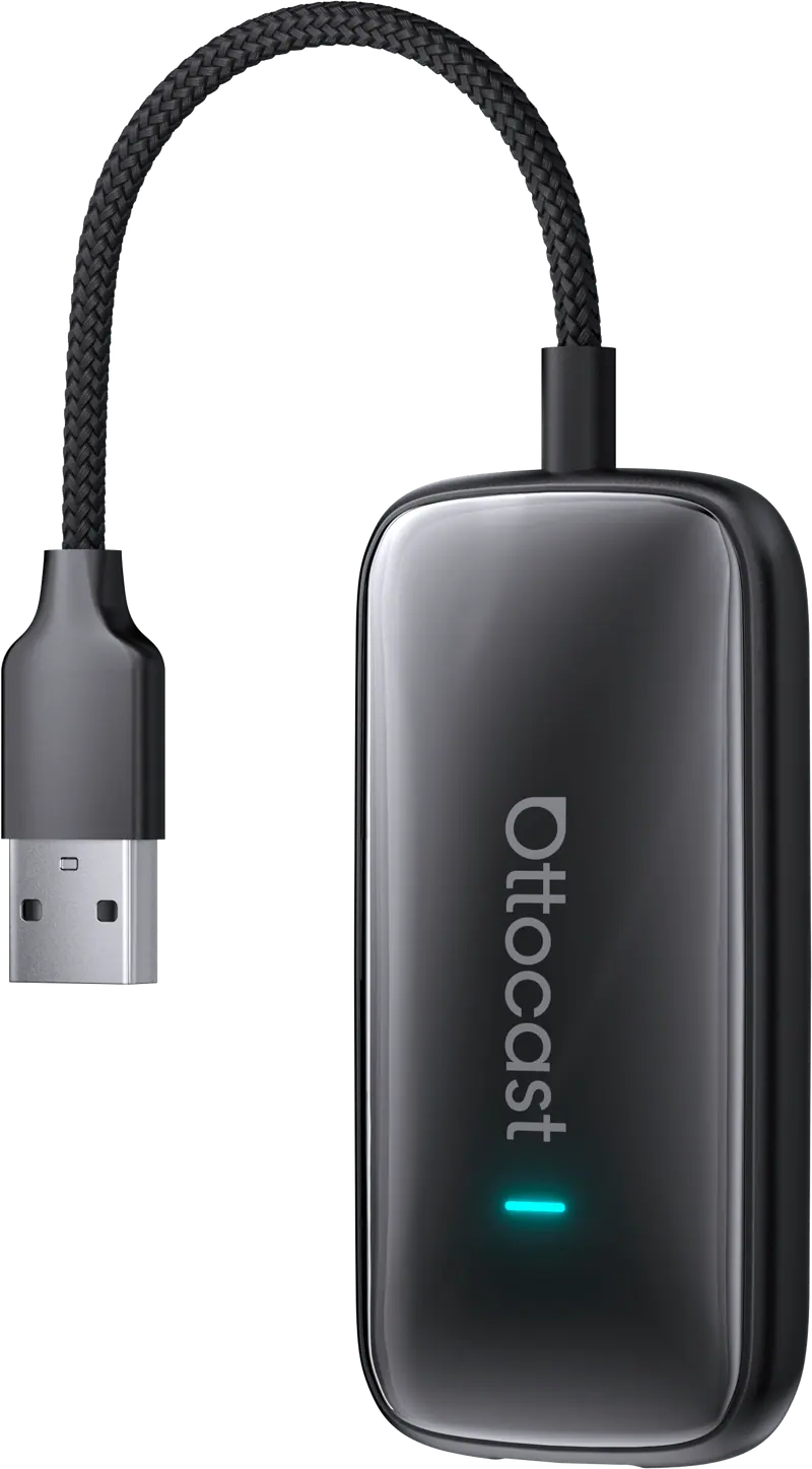 Adaptor Wireless Ottocast CA515-T | CarPlay, Android Auto, Streaming Video