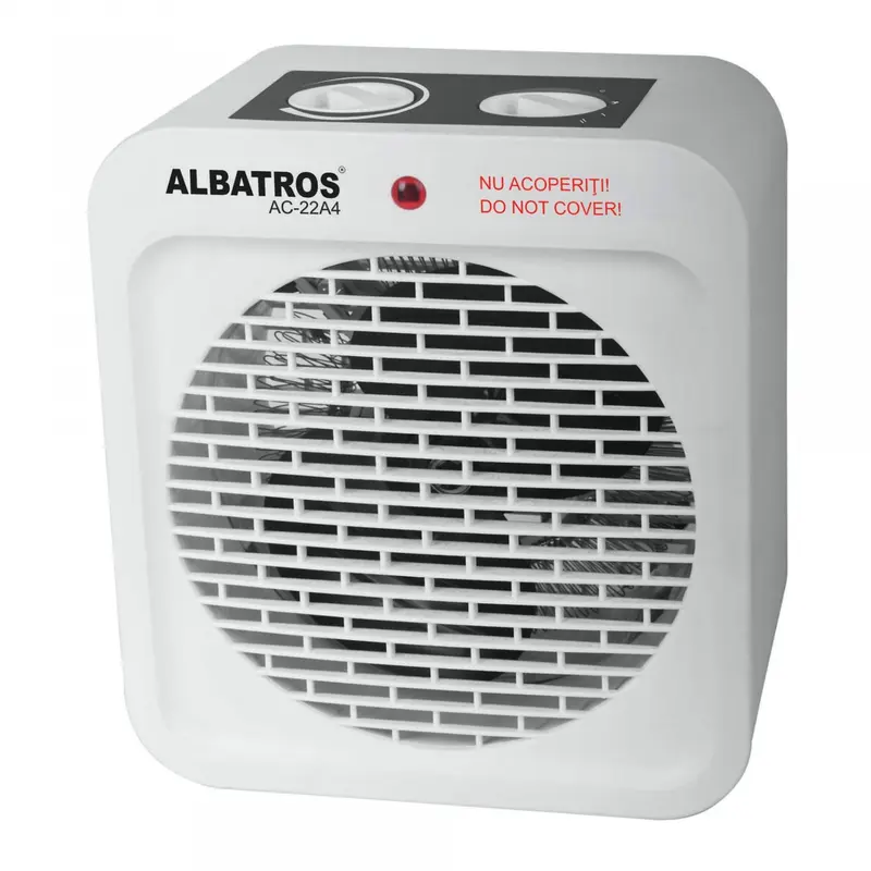 Aeroterma Albatros AC-22A4 | 2000W, LED, Alb
