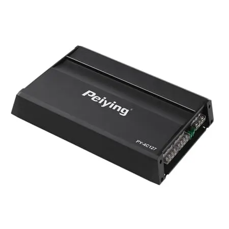 Amplificator Auto Peiying PY-4C127 | 4 Canale, Clasa AB, MOSFET, Telecomanda