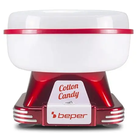 Aparat Vata De Zahar Beper BPP101CUD250 | 500W, Compact, Rosu