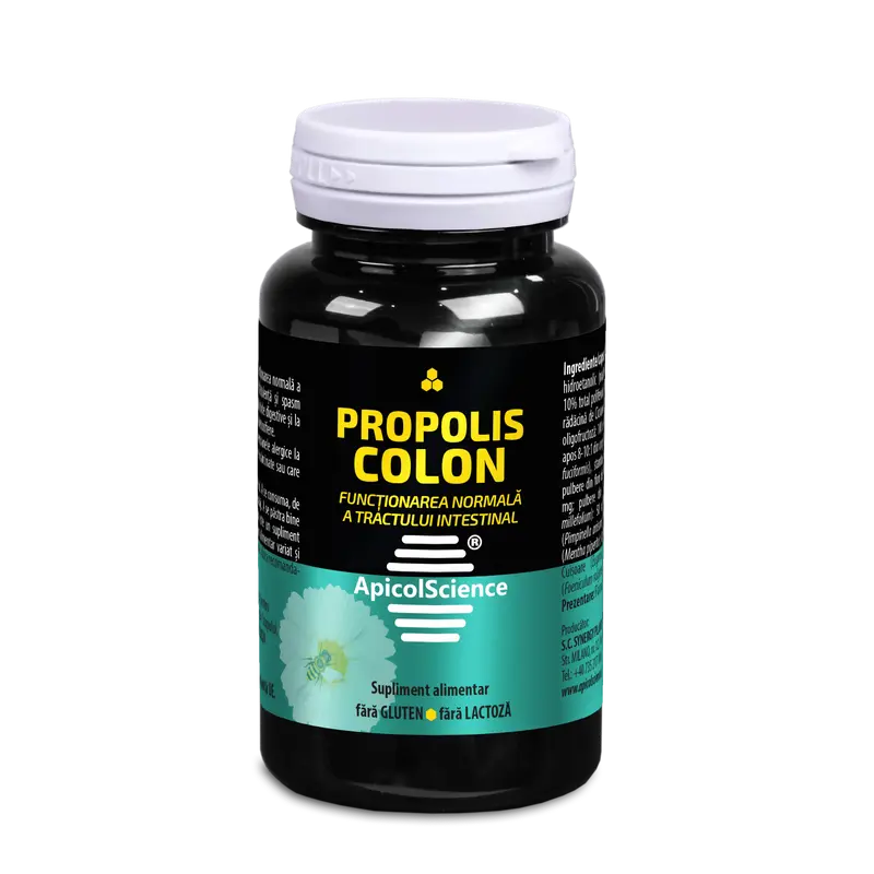 Apicol Science - Propolis Colon, 60 cp