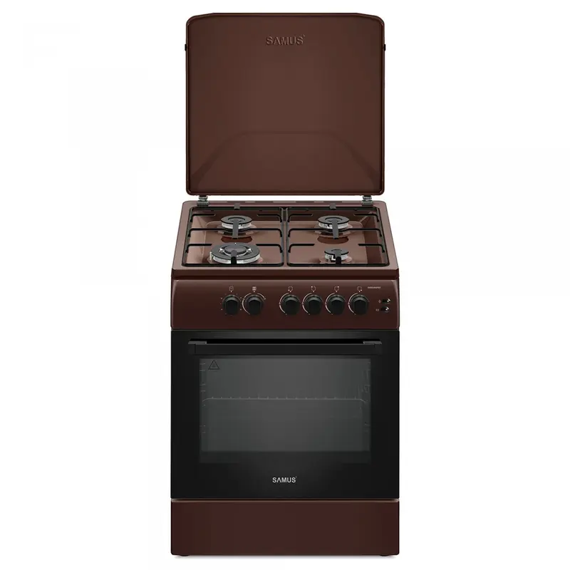 Aragaz SamusSM664MPGS | 60cm, Gri, Timer, 60x63.5x86cm