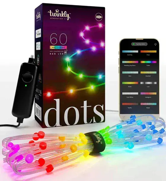 Banda LED Twinkly 60 RGB USB 3m | Multicolor, Inteligentă, App Control