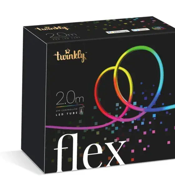 Banda LED Twinkly RGB | 192 LED-uri, 2m, dimabila