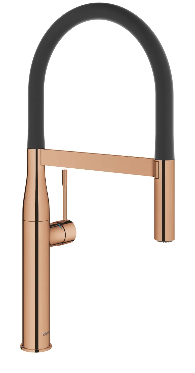 Baterie Bucatarie Grohe 30294DA0 | Monocomanda, Dus Extractabil, Pipa Inalta, Warm Sunset
