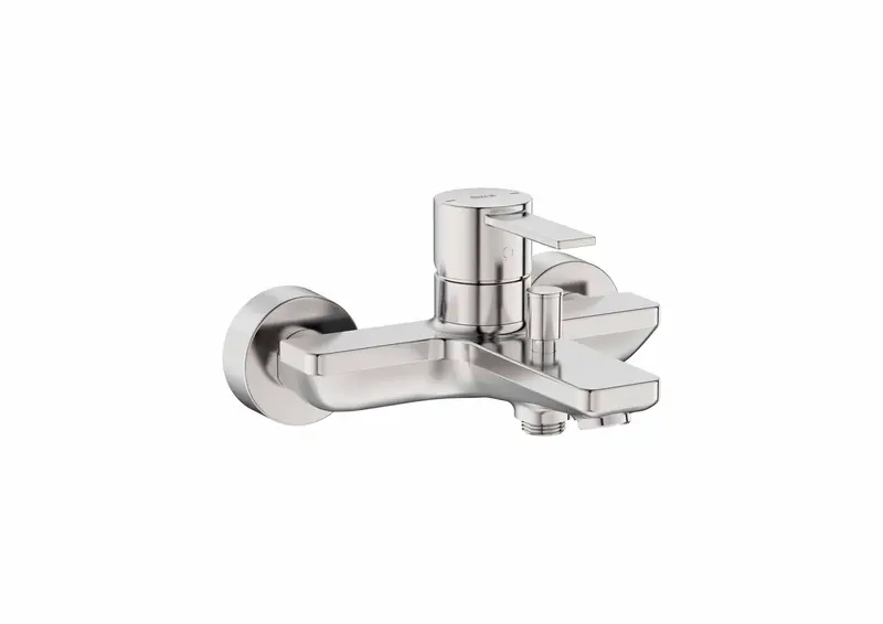 Baterie Cada Roca A5A025FSM0 | Monocomanda, Diverter, Crom Mat