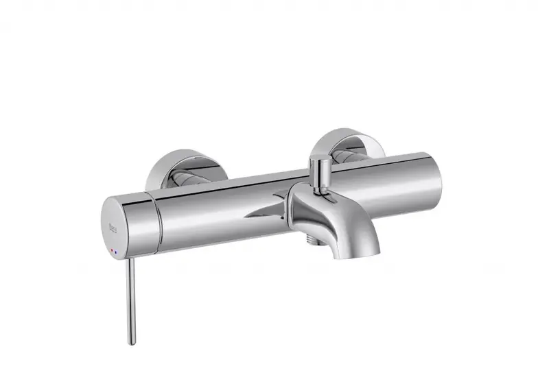 Baterie Cada Roca NU A5A023FC00 | Monocomanda, Cartus Ceramic, Diverter, Crom
