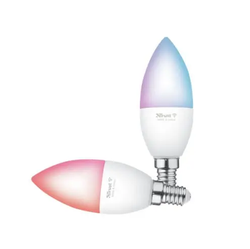 Bec LED Smart Trust 71293 | E14, RGBCW, WiFi, 470lm, Set 2buc
