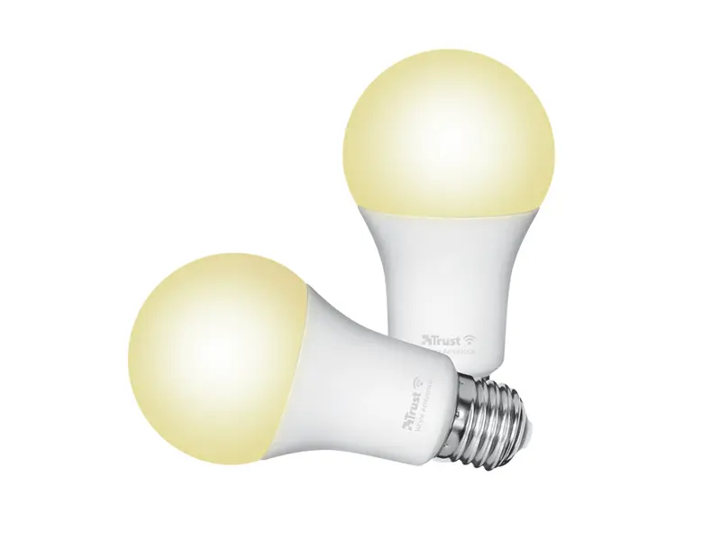 Bec LED Smart Trust 71298 | WiFi, E27, 806lm, CCT, Pachet 2buc