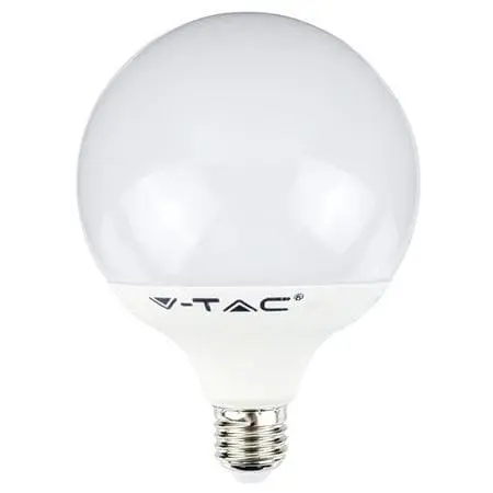 Bec LED V-Tac SKU-4278 | G95, E27, 10W, 6000K, Alb Rece