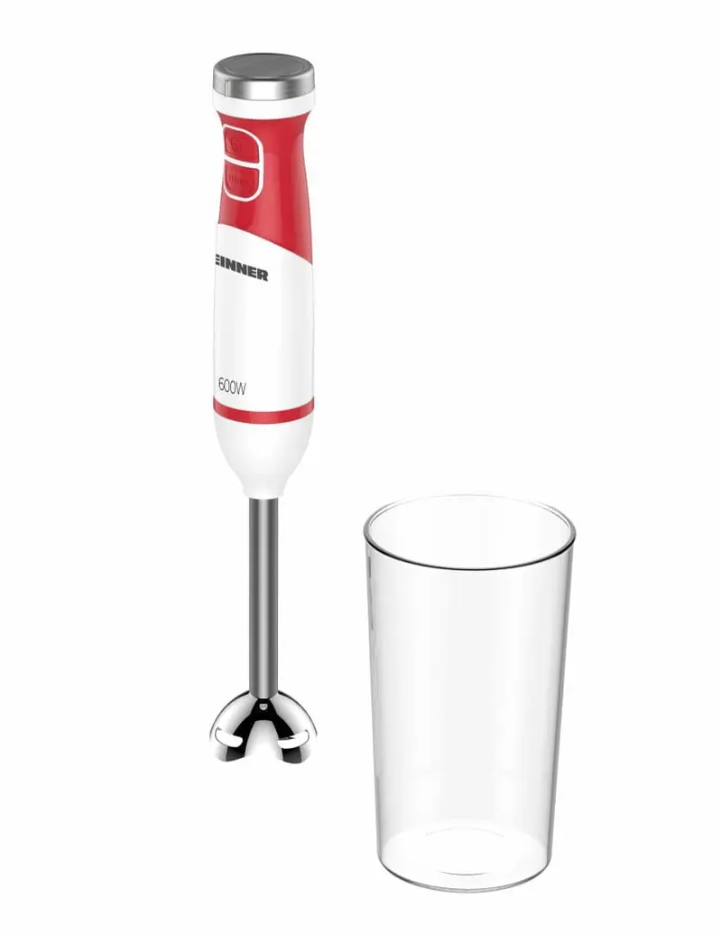 Blender De Mana Heinner HHB-D600WHR | 600W, NewFlex, Alb/Rosu