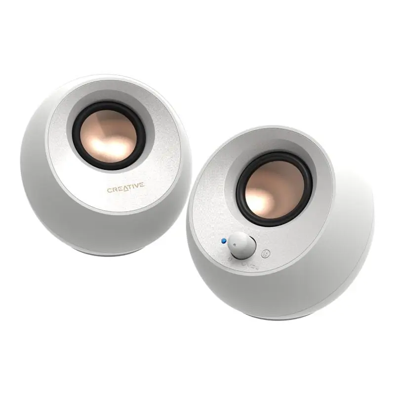 Boxe Creative Pebble V3 51MF1700AA002 | 2.0, Bluetooth, Alb