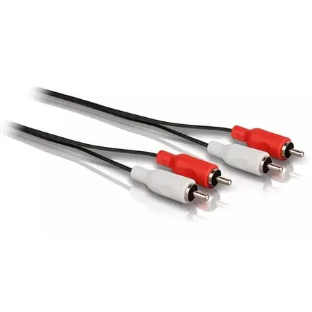 Cablu Audio Philips PH-SWA2521W | 2x RCA Tata, 1.5m