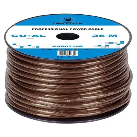 Cablu Cabletech KAB0716B | Cupru-Aluminiu, 12GA 4.5mm, 25m