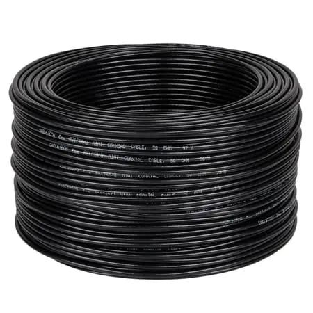 Cablu Coaxial Cabletech KAB0031 | RG174, 50 Ohm, Negru, 100m