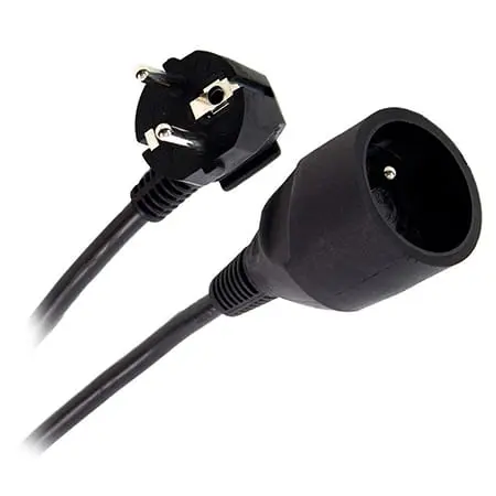 Cablu Extensie Plugger EU20M0EAS | 20m, 3x1.5mm, Cupla, Negru