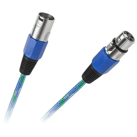 Cablu Microfon Lechpol KPO2754-3 | XLR Mama-Tata, 3m