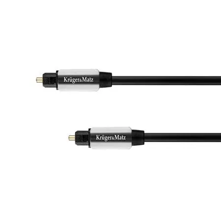 Cablu Optic Kruger Matz KM0320 | Toslink-Toslink, 1.5m