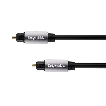 Cablu Optic Kruger Matz KM0321 | Toslink-Toslink, 2.0m