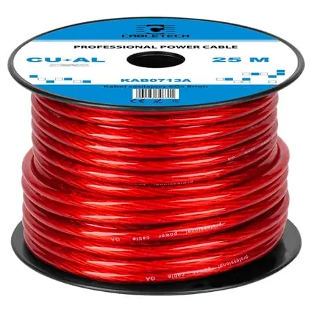 Cablu Putere Cabletech KAB0713A | Cu-Al, 6GA, 13.29mm2, 25m