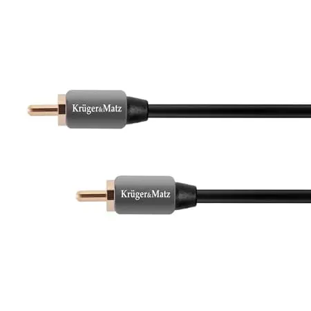 Cablu RCA Kruger Matz KM0301 | 1RCA-1RCA, 1.0m