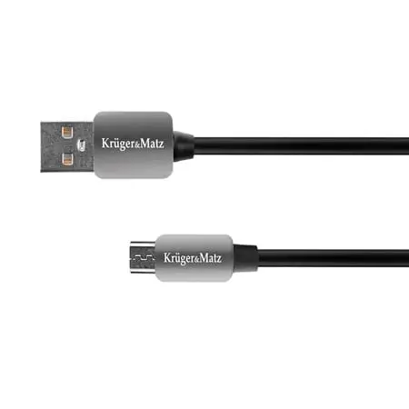 Cablu USB Kruger Matz KM0323 | USB A-Micro USB, 0.2m