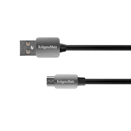 Cablu USB Kruger Matz KM0324 | USB-A la Micro USB, 1m