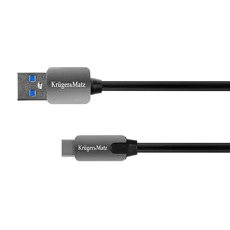 Cablu USB Kruger&Matz KM0347 | USB 3.0 Type-A la Type-C, 0.5m