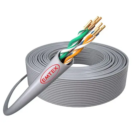 Cablu UTP Emtex KAB-EMT13 | Cat5e, Cupru, 24AWG, 305m