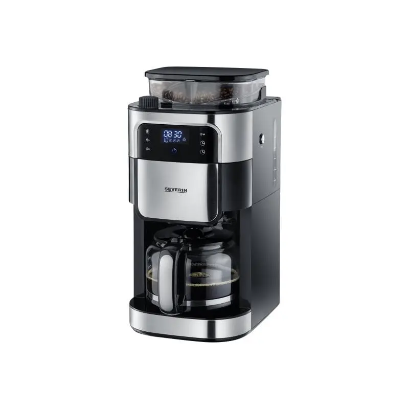 Cafetiera Severin KA 4813 | 1.25L, Negru-Argintiu