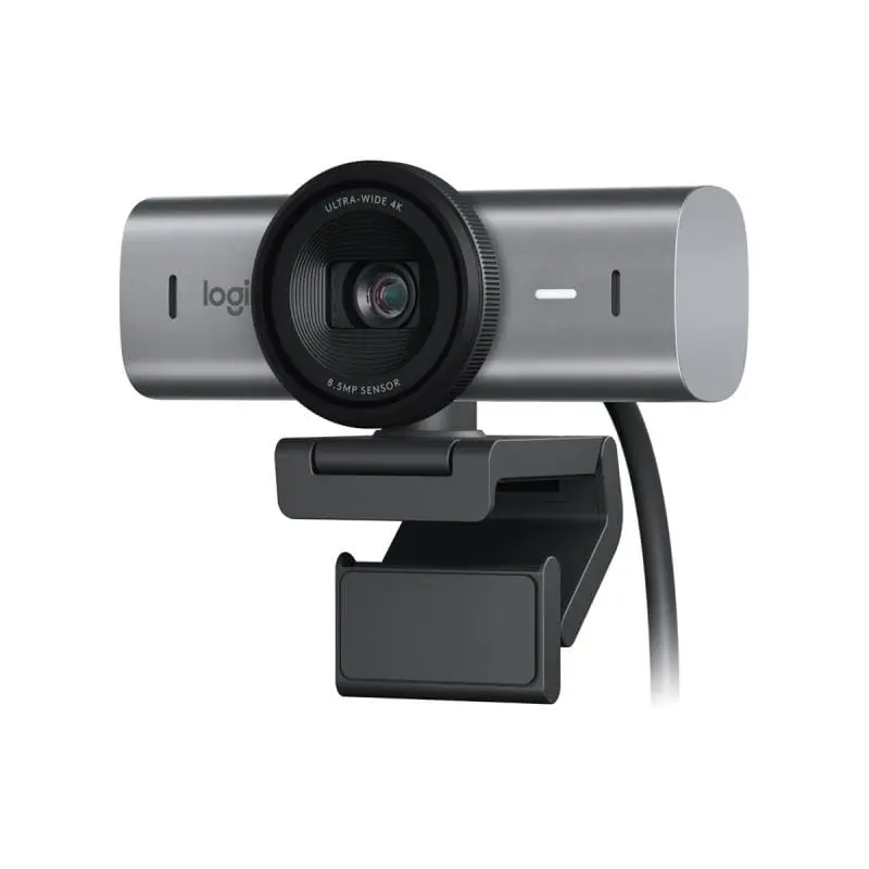 Camera Web Logitech MX Brio 960-001554 | 4K, HDR, AI Frame, Light Grey