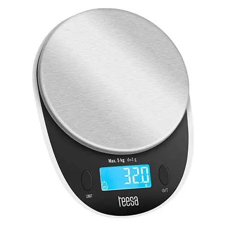 Cantar bucatarie Teesa TSA0808 | 5kg, Roșu, Digital