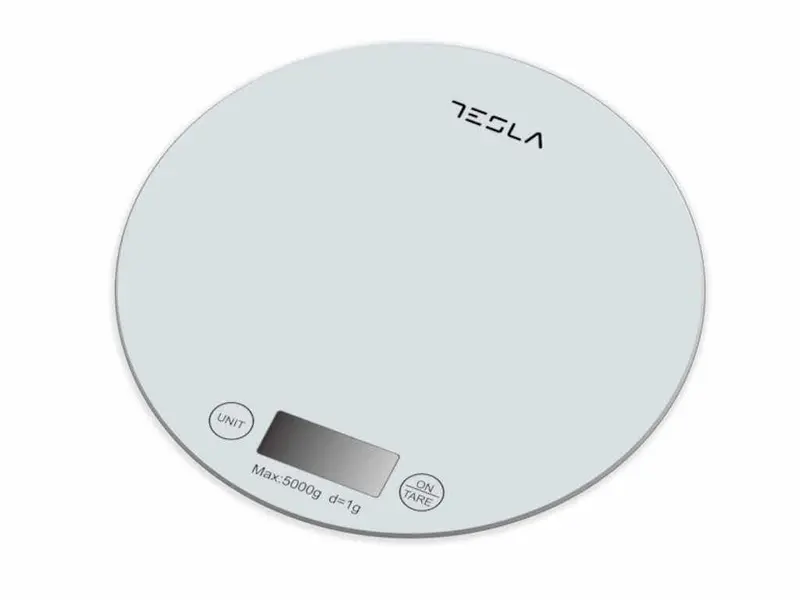 Cantar bucatarie Tesla KS200W | 200W, 5kg, Alb