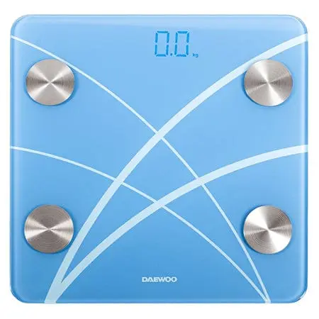 Cântar Corporal Daewoo DBS180B | 180kg, 3V, CR2032, Alb, Bluetooth