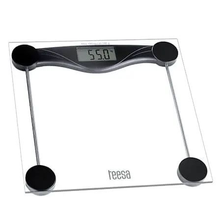 Cântar Corporal Teesa TSA0801 | 180kg, CR2032, Roșu, Digital