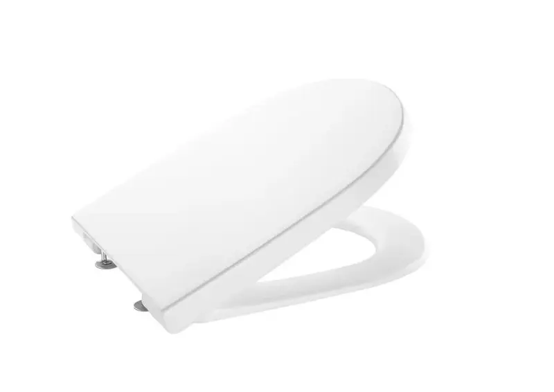 Capac WC Roca The Gap A801D20001 | Rotund, Compact 350mm, Alb
