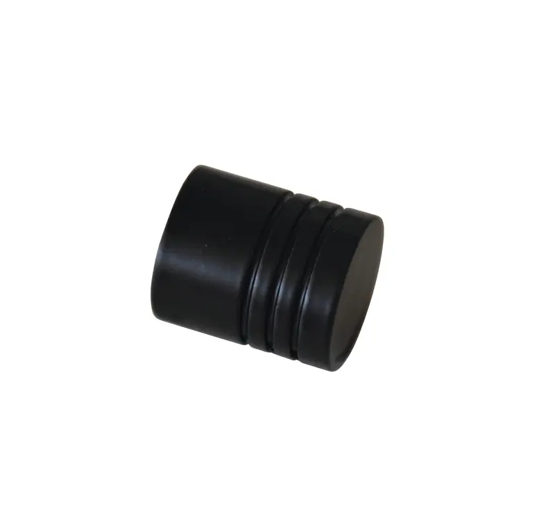 Capete Chicago Cylinder 20mm Negru mat