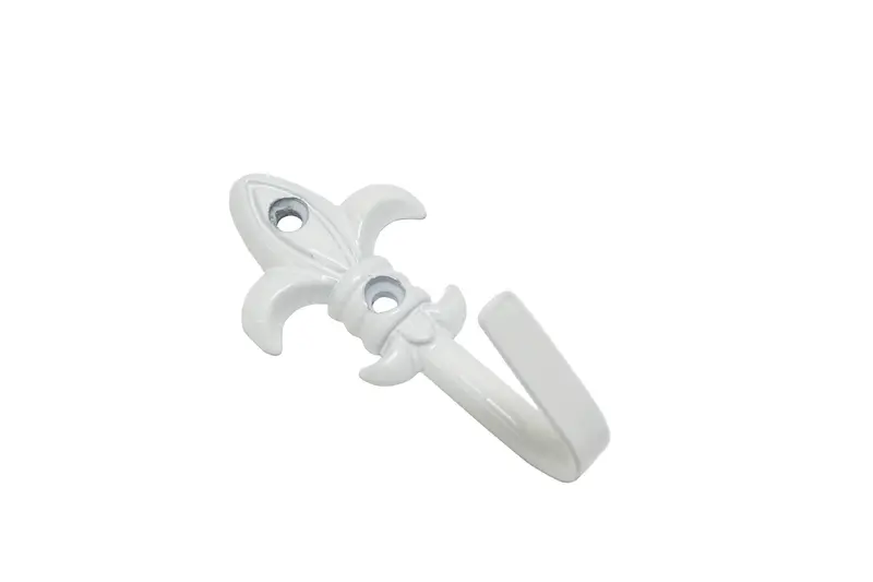 Cârlig decorativ Lily Alb