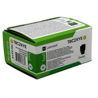Cartus Toner Lexmark 78C2XYE | Yellow, Capacitate Mare