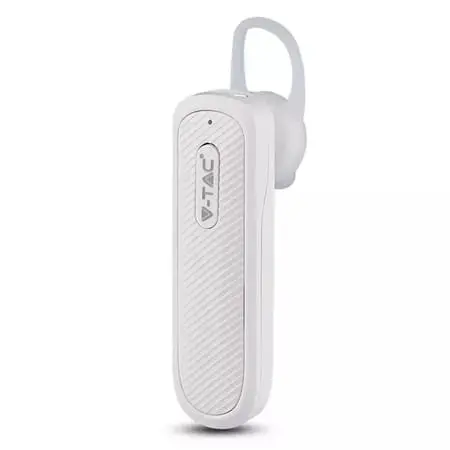 Casti Bluetooth V-Tac SKU-7701 | Alb