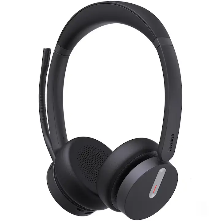 Casti Bluetooth Yealink 1208703 | ANC, USB-C, Negru