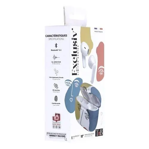 Căști In-Ear TnB EBXART3 | Bluetooth, Alb