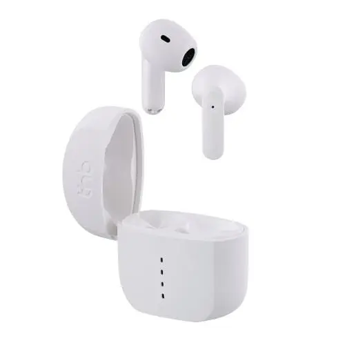 Căști In-Ear TnB EBZIPP2WH | Bluetooth, Alb