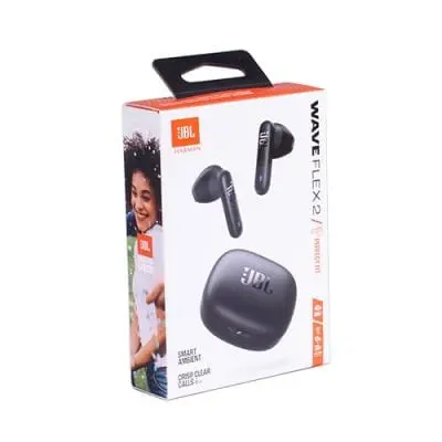 Casti JBL Wave Flex 2 JBLWFLEX2BLK | In-Ear, Bluetooth, Wireless, Negru